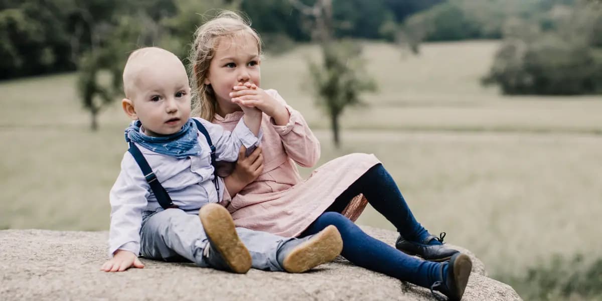 Fotoshooting Geschwister