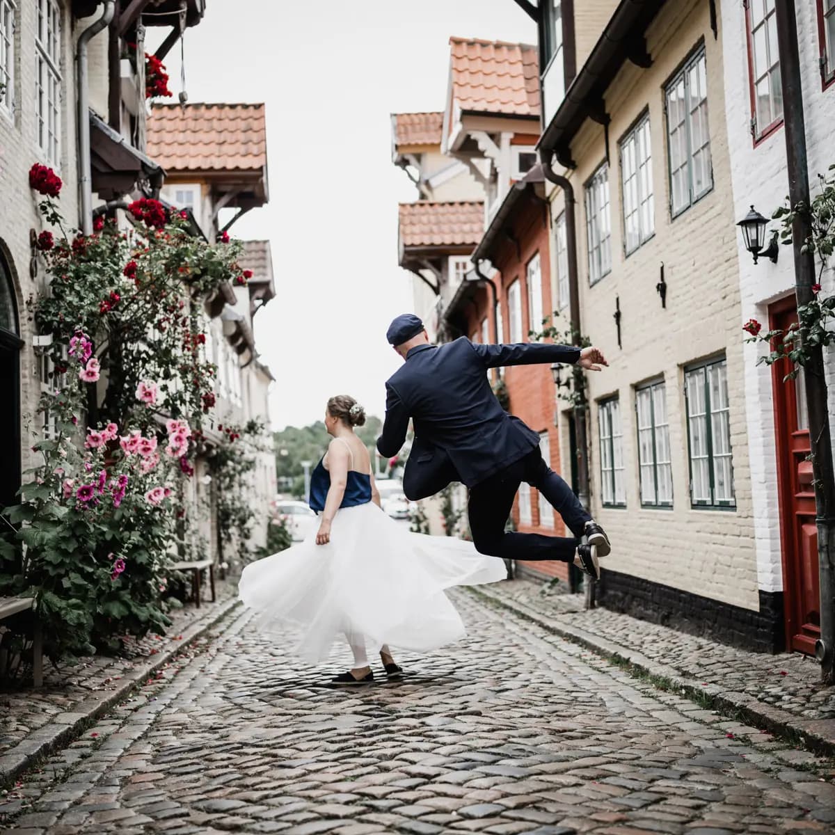 Brautpaar Gasse